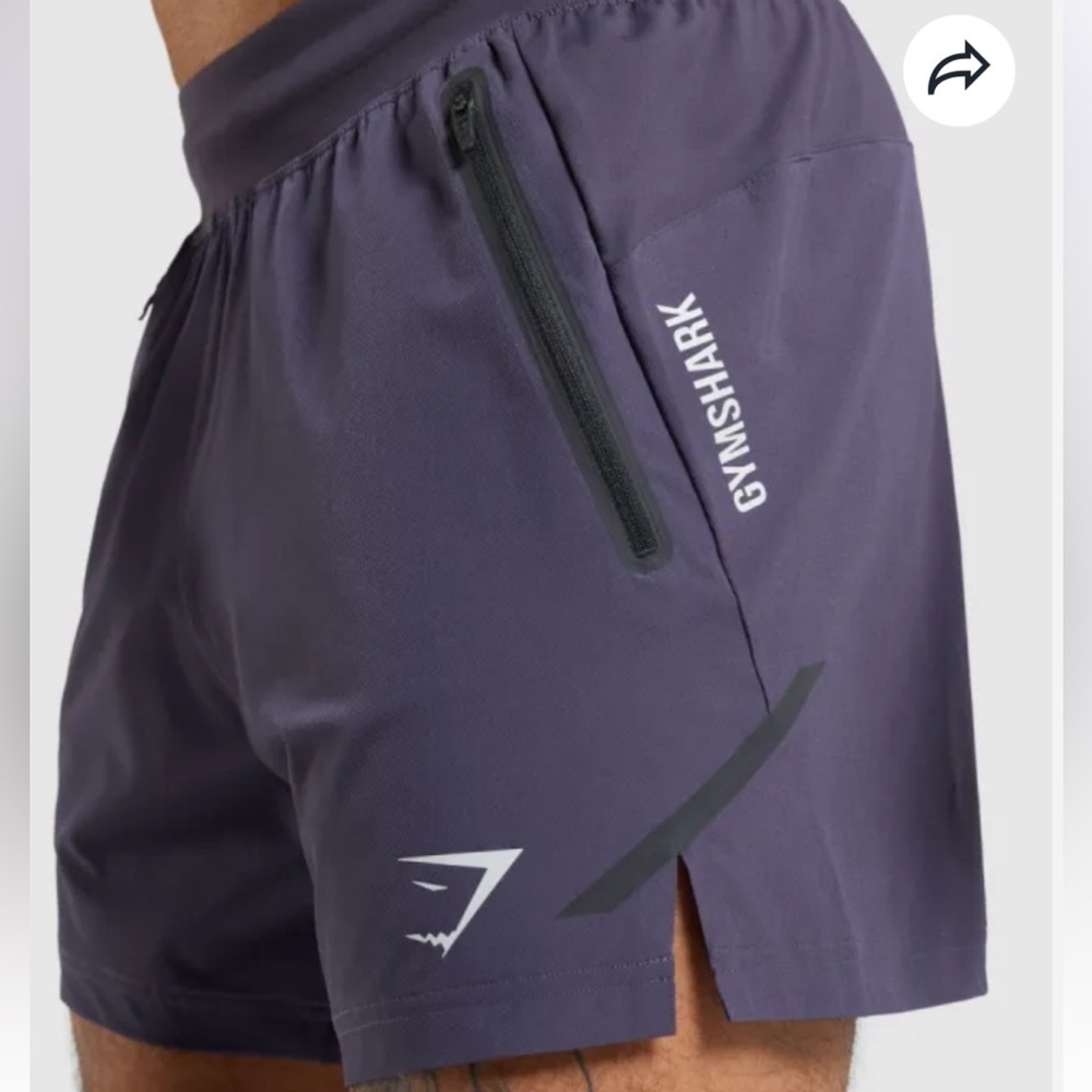 Gymshark Men’s Apex 5" Performance Shorts - Rich Purple Size XS NWOT